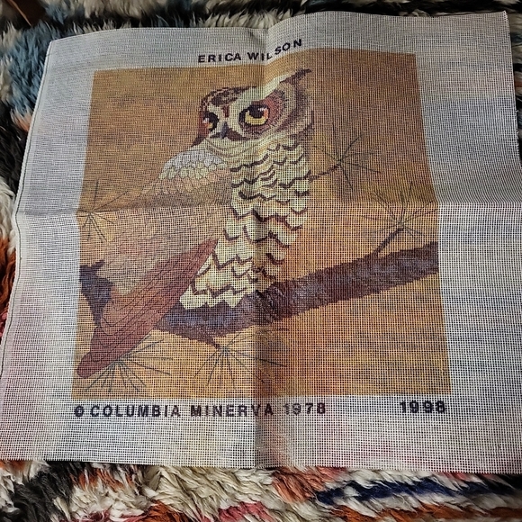 Vintage, Columbia-Minerva Picture Needlepoint - Picture 4 of 4